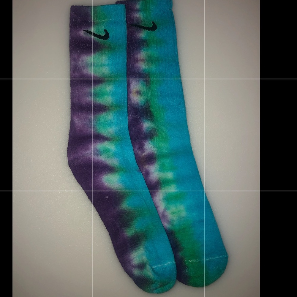 Tie dye Nike socks